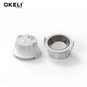 OKELI 고품질 안티 눈부심 디자인 스포트라이트 <span class=keywords><strong>Led</strong></span> 통 알루미늄 COB 매입 형 <span class=keywords><strong>Led</strong></span> 통