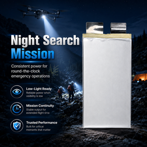 Penjualan Panas Baterai Sel Li-ion Semi Solid State 3.7v 22000mah Sel Lion Baterai Drone Tanggap Darurat - Product Image 4