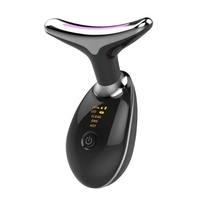 7 couleurs électrique microcourant lifting Machine dispositif de beauté Anti-rides cou Massage Machine