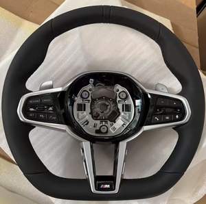 Volante Deportivo de Cuero y Fibra de Carbono para Modelos <span class=keywords><strong>BMW</strong></span> CS M3, M4, M5, M6, X3-<span class=keywords><strong>X8</strong></span>, G01-G82 - Product Image 2