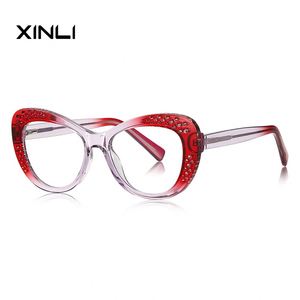 XINLI2186 Women's Bluelight <b>Glasses</b> Fashionable Butterfly Frame TR90 Computer Style Animal Pattern <b>Reading</b> <b>Glasses</b> Frames for - Product Image 3