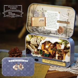 Casetta delle Bambole in Miniatura Fai da Te, Modello Teatro in Legno, Puzzle 3D, Scatola con Mobili, Giocattolo per il Gioco di Ruolo nella Scuola Primaria - Product Image 5