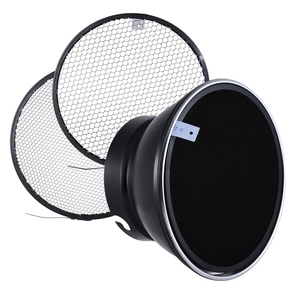 Abat-jour de diffuseur de réflecteur standard Elinchrom Mount 7 " / 180mm avec grilles en nid d'abeille 10 ° 30 ° 50 ° - Product Image 4