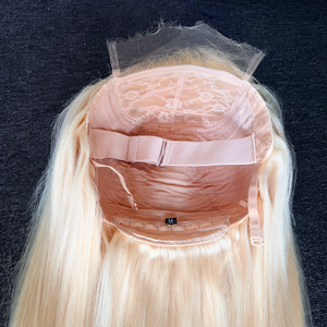 Peluca de Cabello Humano Brasileño de Alta Calidad, 100% Cabello Humano, 5x5, Liso, 30 Pulgadas, Rubio 613, Venta al por Mayor - Product Image 3