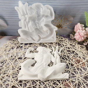 แม่พิมพ์หล่อทำด้วยมือทำจากเรซินสำหรับเครื่องประดับตกแต่งสไตล์ DIY แม่พิมพ์เครื่องประดับซิลิโคนแบบเนปจูนเครื่องมือทำเค้ก X0379 - Product Image 4