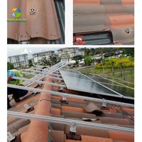 Système de montage solaire pour toit en tuiles KINGSOLAR, directement de l'usine, certifié CE ISO OEM