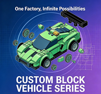 Set de Bloques de Construcción Creativos MOC BRICK, Figura de Anime de Auto, Arquitectura, para Exhibición, DIY, Regalo Navideño para Adultos