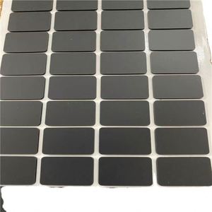 Black Mesh Silicone Pad Non-slip <b>Rubber</b> Gasket Self-adhesive Silicone Foot Pad Silencer Shock Absorbing Silicone Gasket - Product Image 3