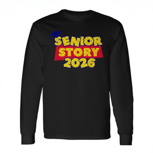 Senior Story 2026 T-shirt à manches longues Class Of 2026 Retour à l'école - Product Image 2