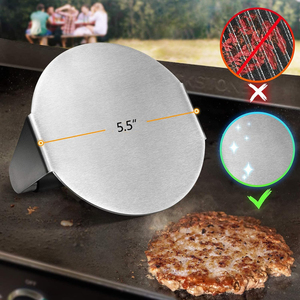<span class=keywords><strong>Presse</strong></span> à hamburgers en acier inoxydable avec poignée anti-brûlure - Product Image 4