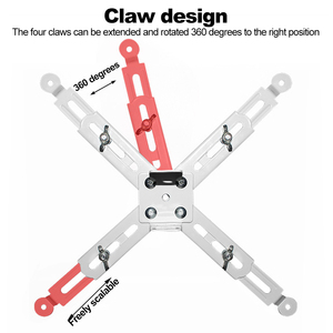 Có thể điều chỉnh Chiều cao mở rộng cánh tay kích thước khác nhau chiếu gắn kết với Trần khung tường chiếu gắn kết - Product Image 5