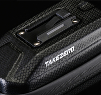 TAKEZERO A9 Sacs et boîtes de selle de vélo étanches à coque rigide, petite pochette de rangement sous le siège pour accessoires de vélo électrique et VTT