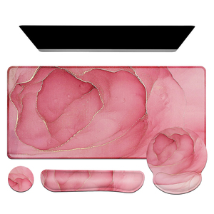 Ergonomic Chuột chơi game Pad Mat lớn máy tính xách tay máy tính cổ tay phần còn lại hỗ trợ với biểu tượng tùy chỉnh Gel thăng hoa in ấn trong kho - Product Image 1