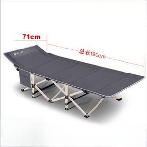Cama Plegable Metálica para Acampar, Fácil de Guardar, Ajustable, para Exteriores, Cama Individual Plegable para Siesta al Aire Libre - Product Image 2