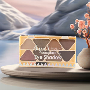 จานสีอายแชโดว์ 8 สีสามเหลี่ยมผิดปกติเคลือบมุกเนื้อเนื้อเนื้อเนื้อเนื้อเนื้อเนื้อราถูกจานสีอายแชโดว์ - Product Image 3