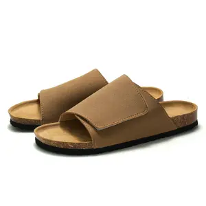 Sıcak satış moda mantar sandalet açık konfor ve anti kayma için bir kelime sandalet plaj eğlence toptan terlik