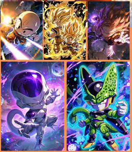 DM Wholesale DragonB Saiyan Anime A5 <span class=keywords><strong>Carte</strong></span> grand format avec estampage doré givré, Carton maître <span class=keywords><strong>de</strong></span> 65 paquets, pour collection hobby et vente au détail - Product Image 4