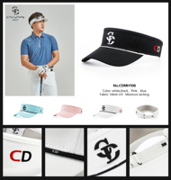 Gorra de Golf Personalizada Impermeable de 5 Paneles con Visera de Poliéster Unisex y Logotipo Tejido