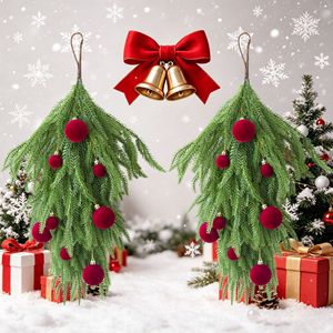 Décorations de Noël Hua Liang en rotin inversé pour intérieur et extérieur, à suspendre à la porte, 60 cm - Product Image 4