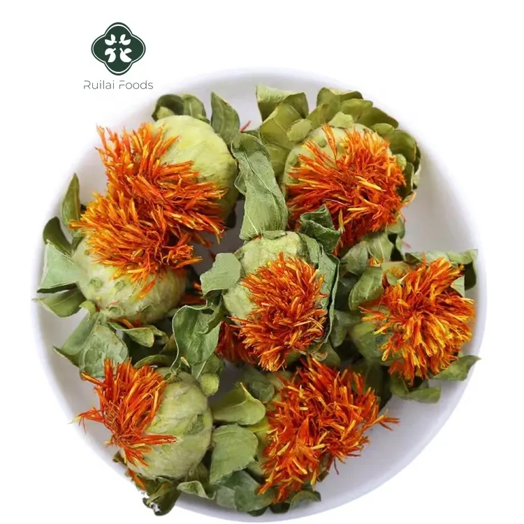 Hong hua toptan çin kırmızı aspir yaprakları çay organik Carthamus Tinctorius çiçek çayı aspir bitkisel çay