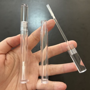 ขวดบรรจุภัณฑ์เครื่องสำอางแบบใสทรงกระบอกขนาด 1.5 มล. ยี่ห้อ ISMAN สำหรับใส่เซรั่มบำรุงขนตา อายไลเนอร์แบบใส และมาสคาร่า (แบบหลอดเปล่า) - Product Image 1