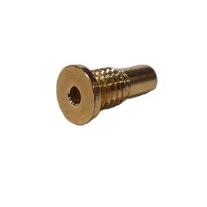 Tornillo de mariposa M6 de acero inoxidable moleteado, fabricado a máquina, para perforación en latón - Product Image 1