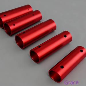 <span class=keywords><strong>Tube</strong></span> en alliage d'aluminium anodisé argenté de Chine avec trous perforés, pliable et soudable, longueur personnalisable - Product Image 4