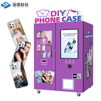 Nueva llegada: Máquina expendedora profesional de impresión de carcasas de teléfono personalizadas, totalmente automática, venta directa, máquina DIY para carcasas.