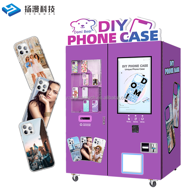 New Arrival Professional Direct Sale Full Automatic Customized Automatic Phone Case Printer Vending Machine Diy Case Machine
