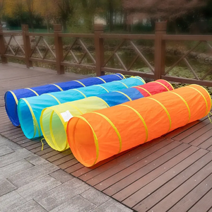 Tiktok trẻ em 210cm bật lên đường hầm ống bé bò chơi lều đồ chơi vườn trẻ mới biết đi trò chơi vải teepee lều - Product Image 6