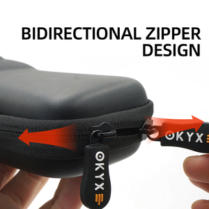 Custodia Rigida Impermeabile in EVA PU+Velluto OKYXE per Fotocamera/Action <span class=keywords><strong>Cam</strong></span>, Borsa da Viaggio con Tasca a Rete - Product Image 4