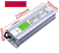 Connexion d'alimentation étanche lumière led transformateur dc12v/24v 220v to12v alimentation IP67 transformateur d'éclairage étanche extérieur