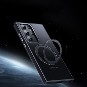 <span class=keywords><strong>Coque</strong></span> de téléphone magnétique à rotation 360 pour Samsung Galaxy S23 Ultra S21 Plus <span class=keywords><strong>S22</strong></span> Porte-anneau <span class=keywords><strong>Coque</strong></span> <span class=keywords><strong>transparente</strong></span> givrée - Product Image 3