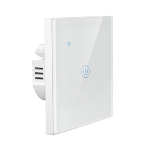 Alexa Google nhà tương thích 10A 1 Gang 1 cách cảm ứng thông minh chuyển đổi điện thoại thông minh điều khiển IOS <span class=keywords><strong>Android</strong></span> <span class=keywords><strong>app</strong></span> 250V Max 2-năm bảo hành - Product Image 3
