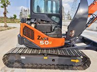 Excavatrice Hitachi ZX50U d'occasion de 5 tonnes, mini-excavatrice Hitachi ZX50U d'occasion