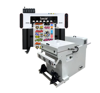 Impresora Textil DTF Locor Nueva de 60 cm A2 con 2 Cabezales i3200, Impresora de Camisetas sin Bordes con Película PET, Suministro Directo de Fábrica