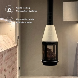 Ventiladores de Chimenea Personalizables MEISU.CH, Chimenea Colgante de Techo Europea de Bioetanol/<span class=keywords><strong>ETanol</strong></span>, sin Ventilación, con Vidrio - Product Image 4