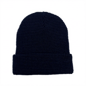 Unisex Acrylic Beanie Hat Solid Color Knitted <b>Winter</b> <b>Cap</b> Casual Style for Adults 56-58CM - Product Image 1