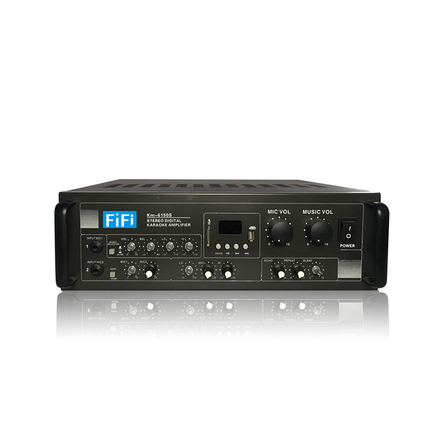 FIFI Professional Audio Sound System FM Radio BT SD Card ECHO Digital Karaoke Power Amplifier