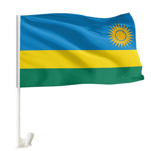 Vente en gros de drapeaux de fenêtre de voiture nationaux personnalisés 30*45cm100% polyester drapeau de voiture <span class=keywords><strong>Maurice</strong></span> résistant au vent durable et solide - Product Image 4