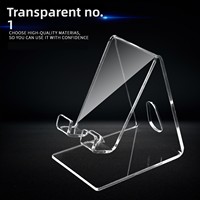 Support de téléphone en acrylique imprimable avec logo, style Instagram créatif, décoration de bureau pour dortoir, présentoir transparent pour comptoir
