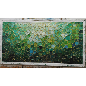 Coltello a blocchi astratto colorato pittura a olio su tela moderna classica fatta a mano <span class=keywords><strong>Poster</strong></span> arte <span class=keywords><strong>da</strong></span> parete per <span class=keywords><strong>soggiorno</strong></span> decorazioni per la casa senza cornice - Product Image 2