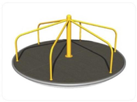 Giostra in Metallo per Esterni, Sedia Girevole Multicolore per Bambini, Attrezzatura Commerciale per Parchi Giochi Interni e Centri Commerciali