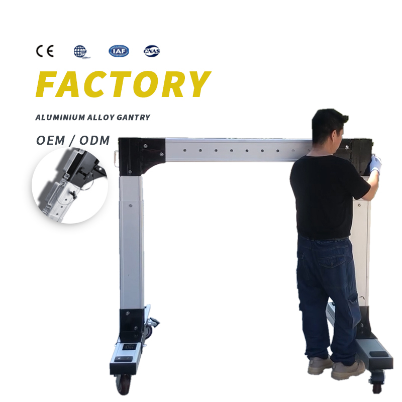 Boat Maintenance Aluminum Gantry Crane Adjustable Height Span