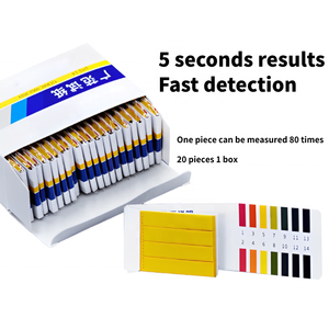 แผ่นวัดค่า <span class=keywords><strong>pH</strong></span> WEIAI ราคาประหยัด คุณภาพสูง สำหรับเครื่องวัดค่า <span class=keywords><strong>pH</strong></span> ใช้กับเครื่องสำอาง น้ำ ปัสสาวะ ดิน ห้องปฏิบัติการ ความแม่นยำสูง ช่วงการวัด 1-14 - Product Image 4