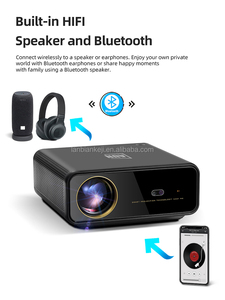 Aun U001 LED Full HD chuyên nghiệp Máy chiếu Video chính hãng ANDROID 4K giáo dục Máy chiếu không dây phản chiếu cho IOS Android - Product Image 2