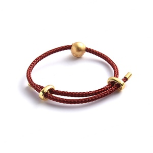 Joyería de Moda, Pulseras de la Amistad Feng Shui, Pulsera de Mano de Acero Inoxidable Chapada en Oro y Plata para Mujer - Product Image 2