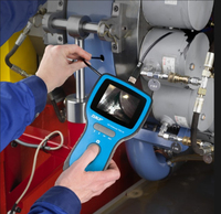 Endoscope vidéo articulé TKES 10A avec écran LCD 3,5 pouces, zoom numérique 2x, caméra d'inspection industrielle