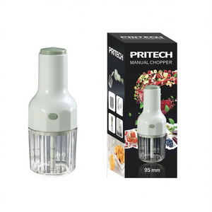 Pritech Manual <b>Chopper</b> 95Mm Handheld Food Processor For Chopping <b>Vegetables</b> And Fruits - Product Image 2