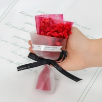 Meilleure Vente 2026 – Cadeau de Remise de Diplôme : Mini Bouquet de Gypsophile Naturelle Séchée, Fleurs Préservées pour Mariage, Mariée et Décoration Intérieure